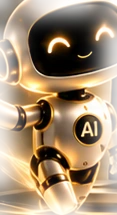 AI Mini App Builder — robot mascot